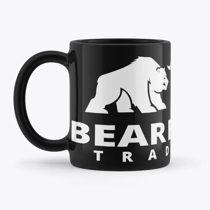 Bear Bull Traders Black Mug