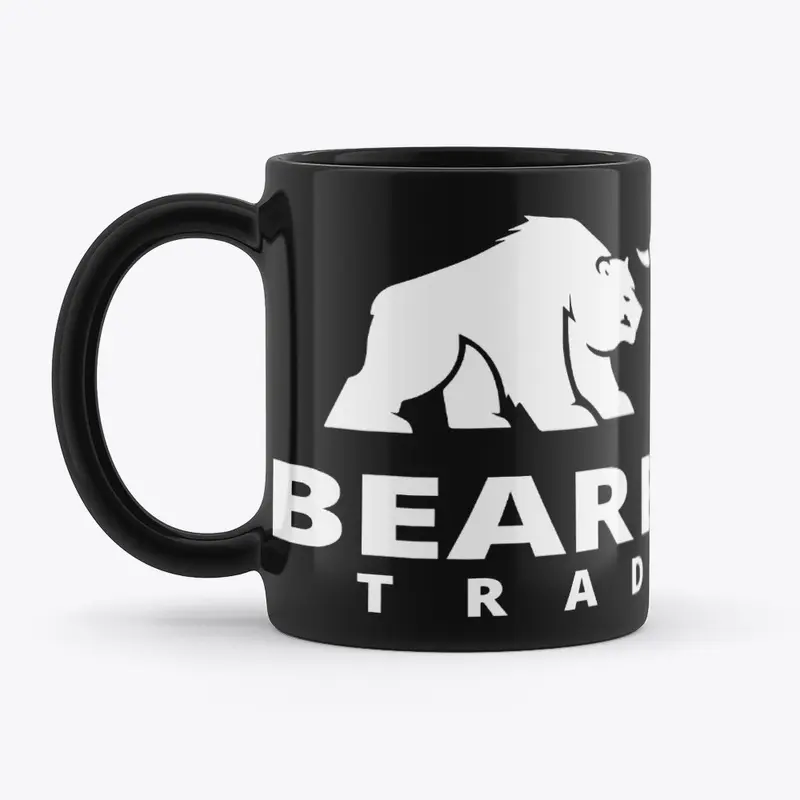 Bear Bull Traders Black Mug